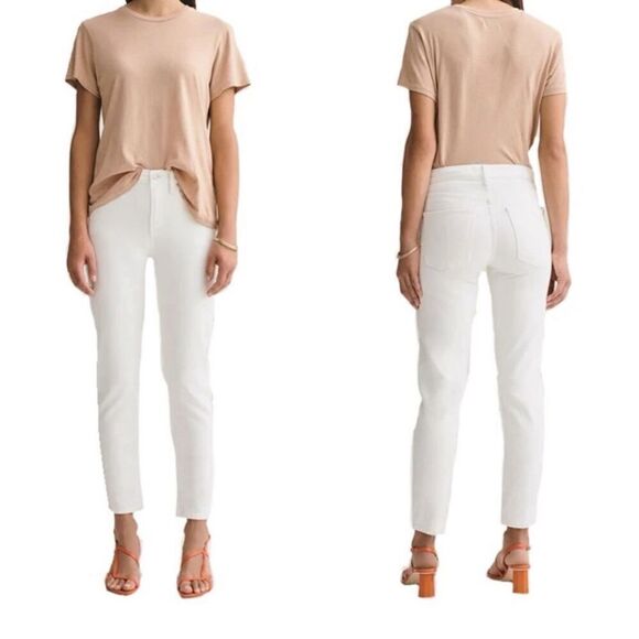 Agolde Denim - AGOLDE white jeans